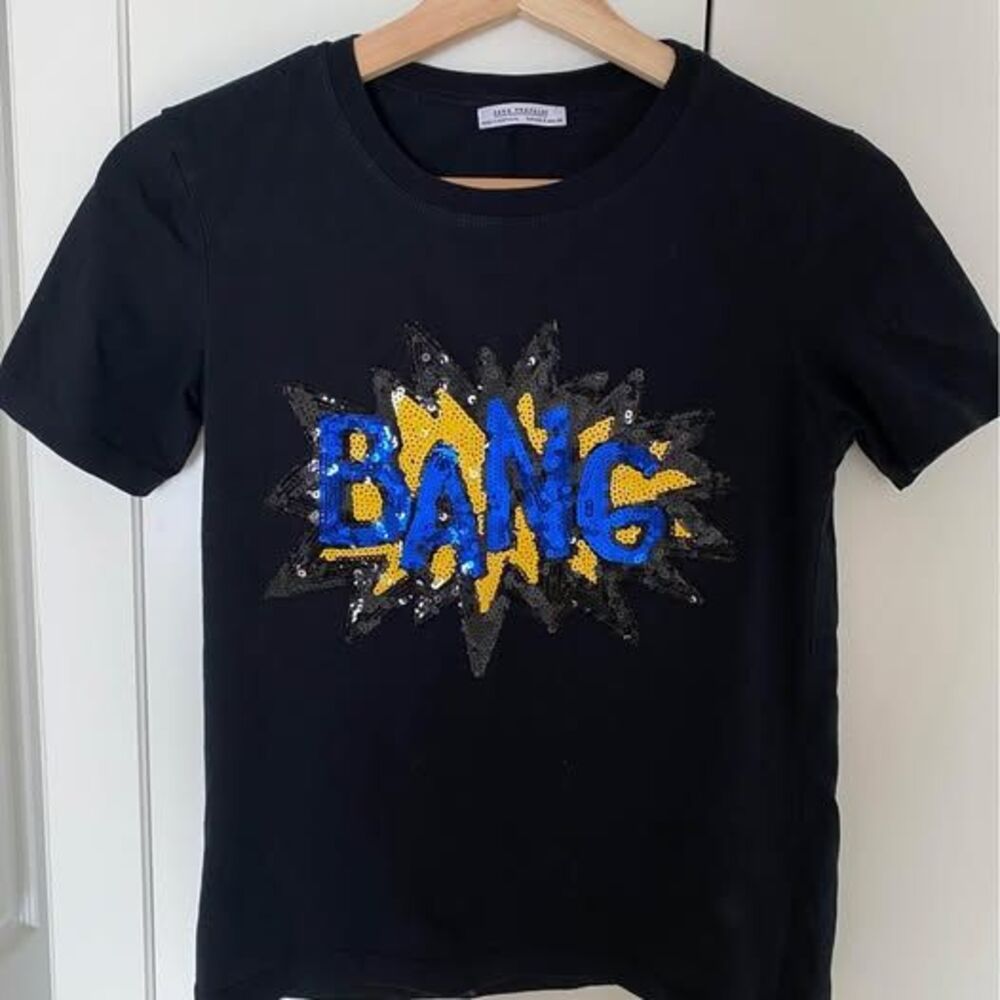 Zara Womens Black T Shirts/ Top Size S